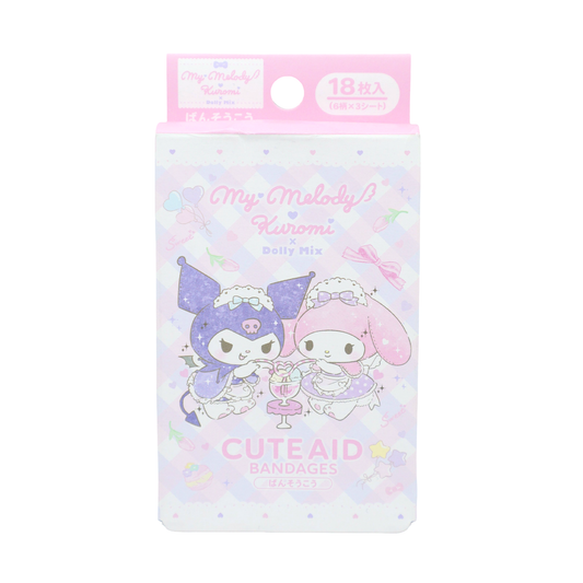 Cute Aid - Kuromi & My Melody Dolly Mix Collaboration (LIMITED EDITION)